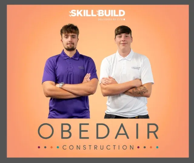 We’re proud to share that two of Obedair’s talented apprentices are competing today in the Go Construct SkillBuild South West regional heat - part of the UK’s largest construction skills competition delivered by CITB and Go Construct.

Archie, our apprentice plasterer, is putting his precision and craftsmanship to the test by cutting and producing detailed render patterns. Meanwhile, Charlie is showcasing his creativity and technical skill through stencil marking and decorative painting.

SkillBuild is all about raising standards, celebrating excellence and giving apprentices the chance to benchmark themselves against the very best in the industry - so this is a fantastic opportunity for both of them.

We’re wishing Archie and Charlie the very best of luck - you’ve already done us proud just by getting this far!

It’s also incredibly encouraging to see strong female representation in the competition this year. Out of 13 Painter and Decorator apprentices competing, 10 are women - a powerful reflection of the positive change happening across the construction industry and the growing opportunities for girls and women to thrive in skilled trades.

#SkillBuild #GoConstruct #Apprenticeships #ConstructionCareers #FutureTalent #ObedairApprentices
