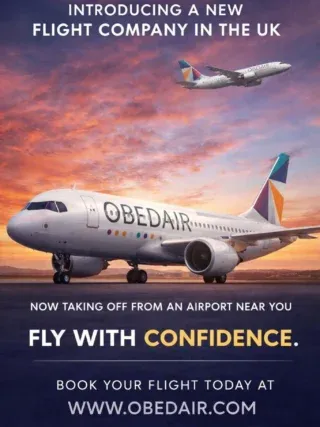 We are so excited to announce Obedair’s new venture outside of construction!

With a track record of service, a strong brand which fits seamlessly into the aviation industry, we are excited to welcome our first passengers in 2027!

Whether you fancy a city break, long haul or require a business trip, we look forward to providing a first class service with initial flights from Plymouth to Newquay and Exeter!

Business class is available with Tea Urn and pasties and a cream tea as an optional extra!

Book your flights now at www.obedair.com and we look forward to providing you care in the air at Obedair!

#obedair #aviation #flights #businessclass